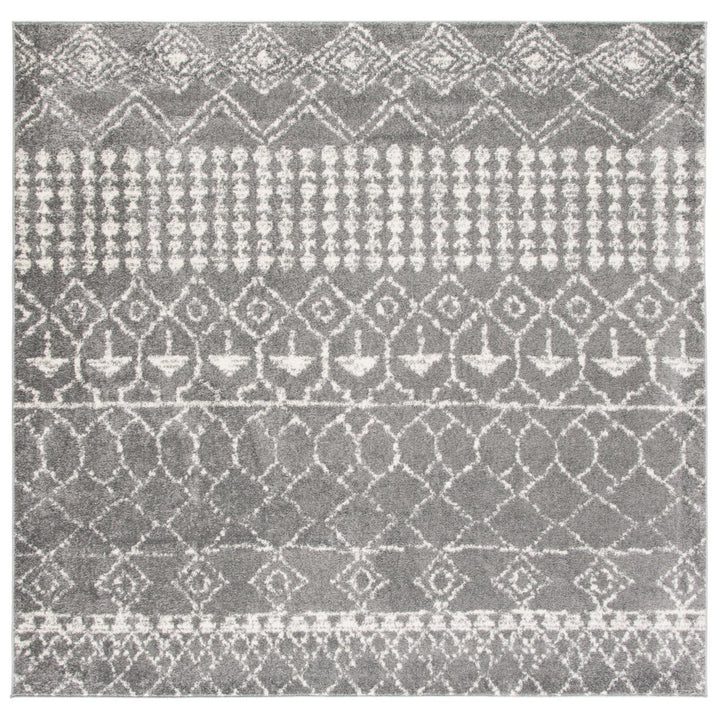 SAFAVIEH Tulum Collection TUL229F Grey / Ivory Rug Image 6