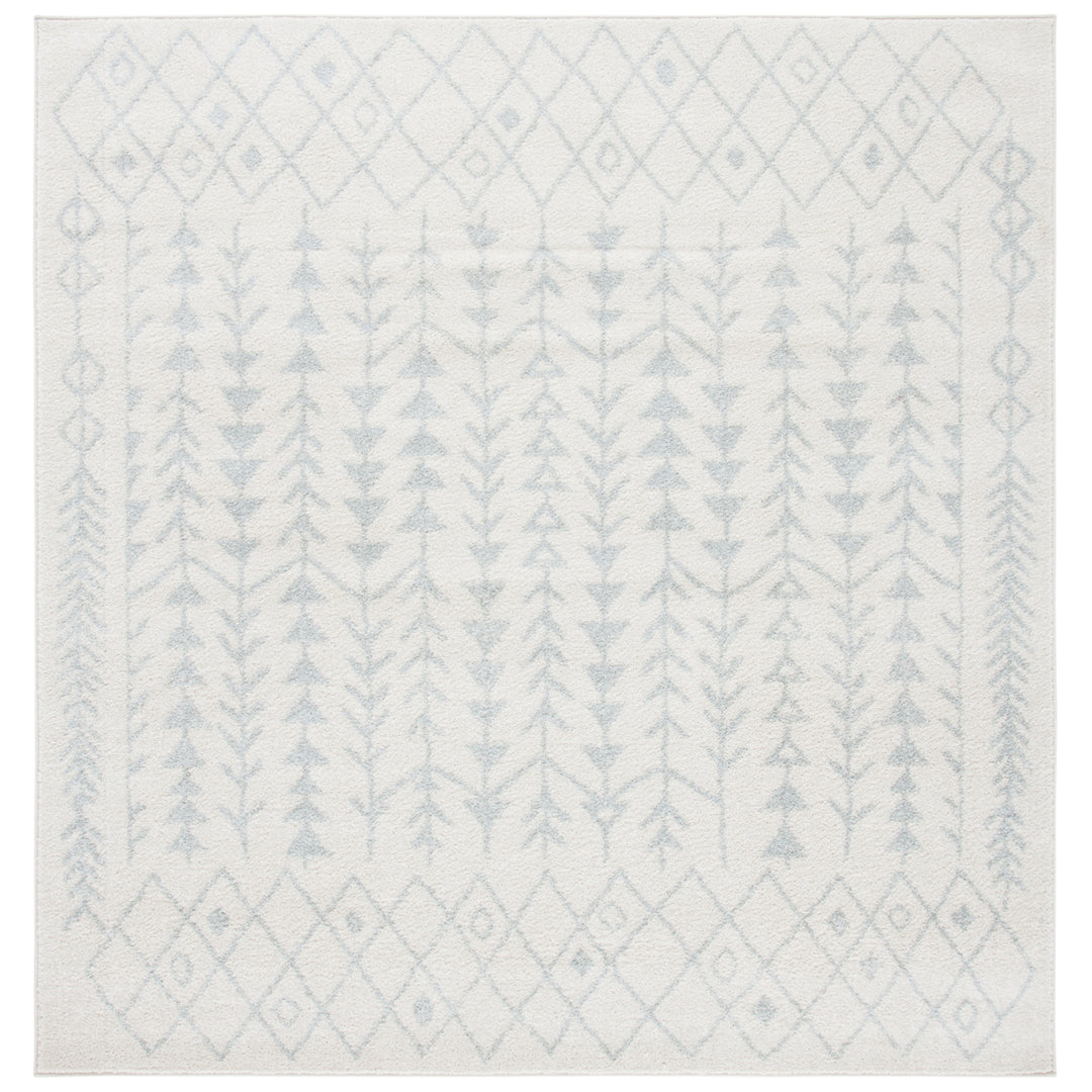 SAFAVIEH Tulum Collection TUL262B Ivory / Light Grey Rug Image 6