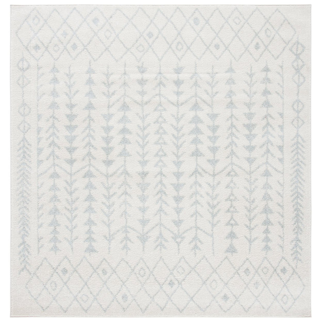 SAFAVIEH Tulum Collection TUL262B Ivory / Light Grey Rug Image 1