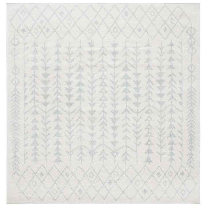 SAFAVIEH Tulum Collection TUL262B Ivory / Light Grey Rug Image 1