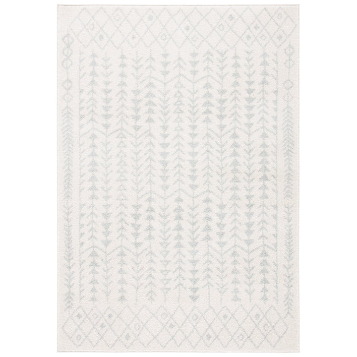 SAFAVIEH Tulum Collection TUL262B Ivory / Light Grey Rug Image 1