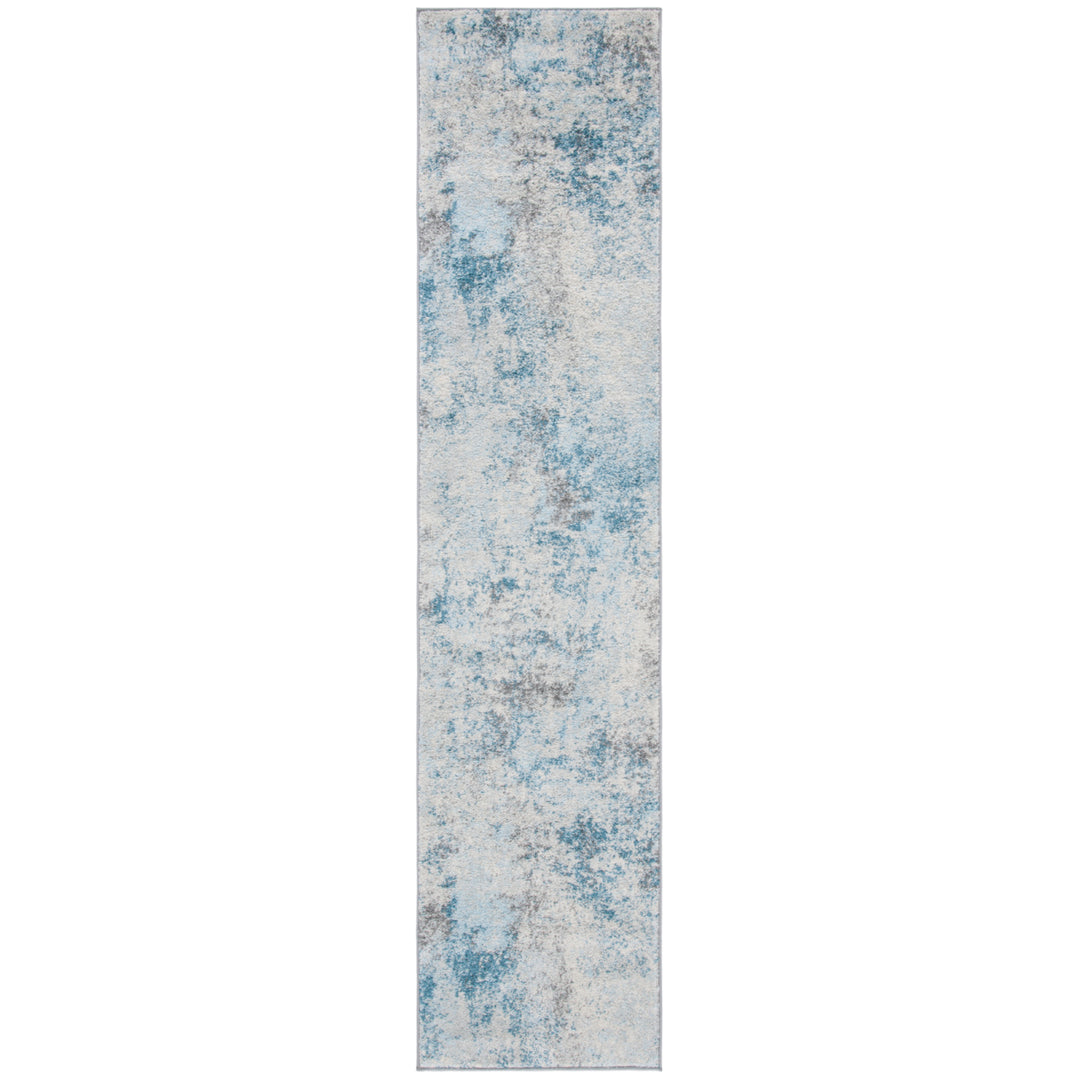 SAFAVIEH Tulum Collection TUL209A Ivory / Blue Rug Image 5