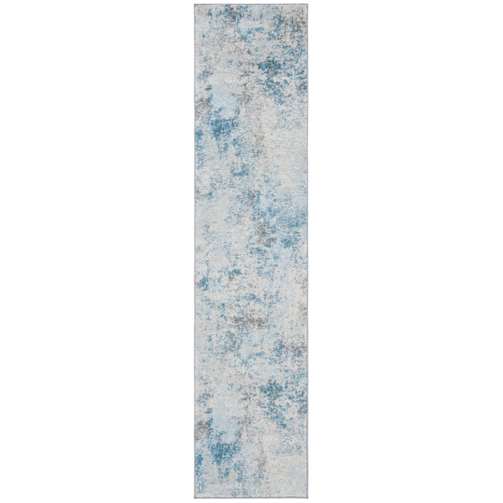 SAFAVIEH Tulum Collection TUL209A Ivory / Blue Rug Image 5