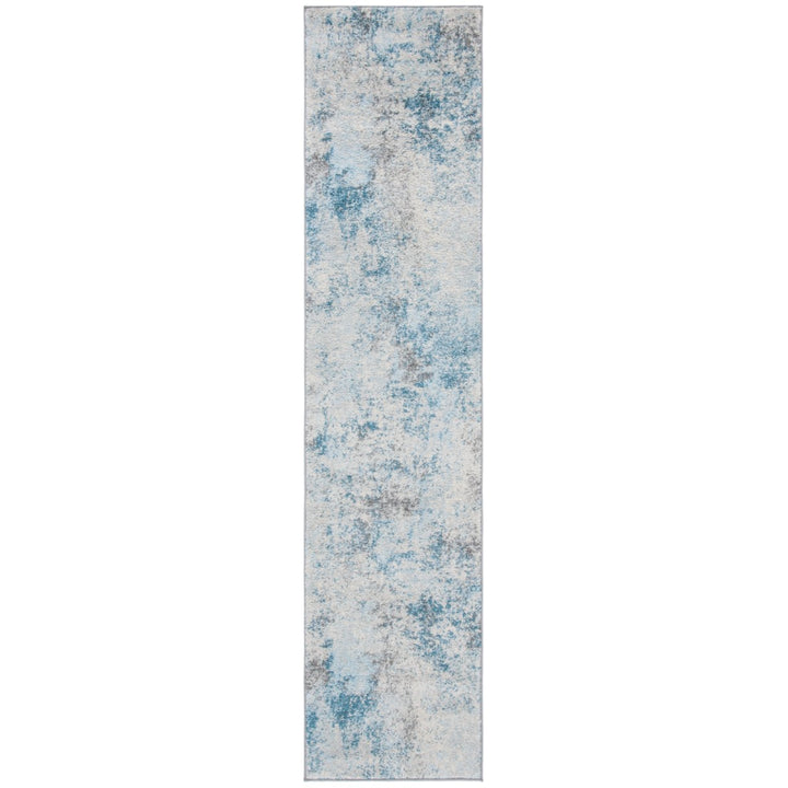 SAFAVIEH Tulum Collection TUL209A Ivory / Blue Rug Image 1