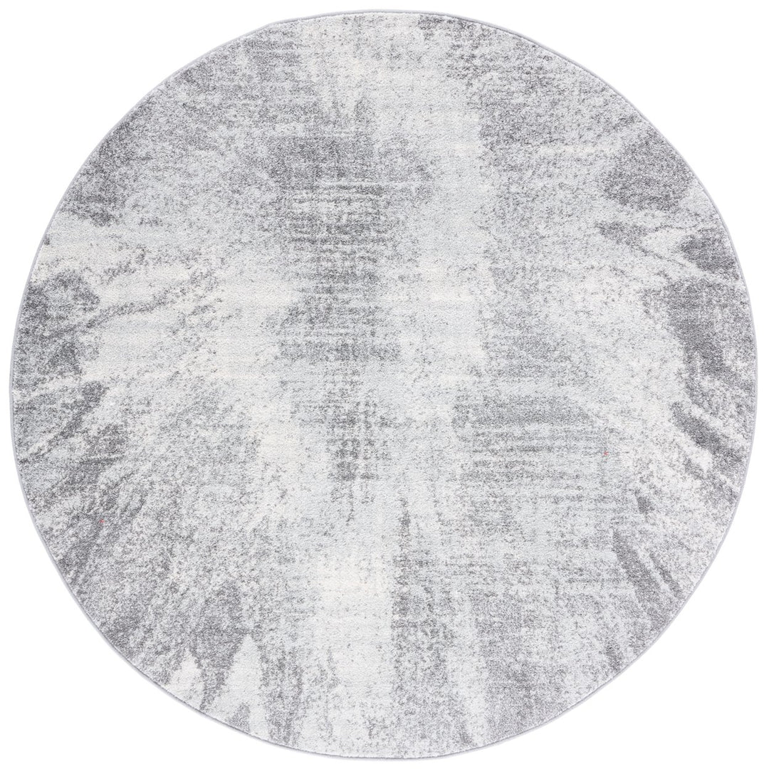 SAFAVIEH Tulum Collection TUL228A Ivory / Grey Rug Image 4