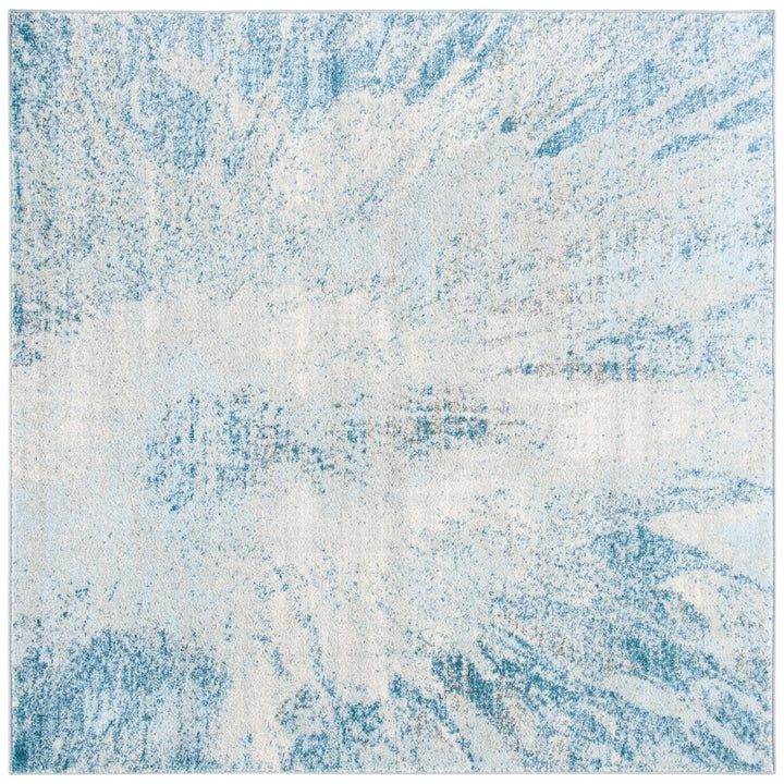 SAFAVIEH Tulum Collection TUL228F Grey / Blue Rug Image 6