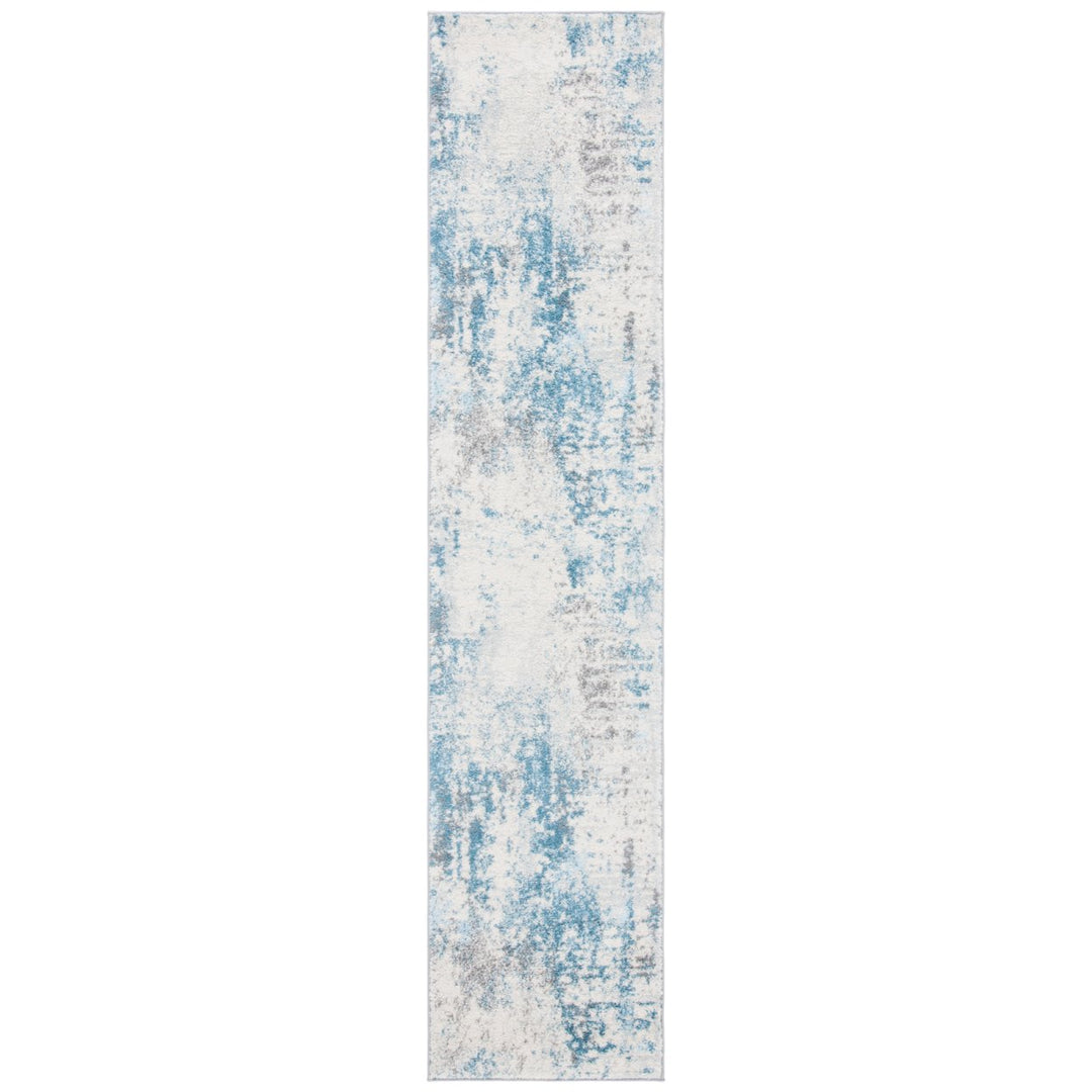 SAFAVIEH Tulum Collection TUL232A Ivory / Blue Rug Image 5