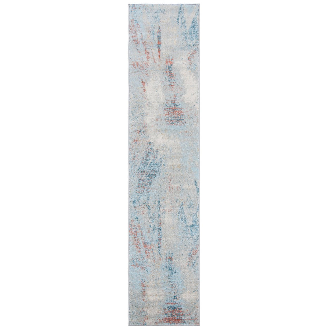 SAFAVIEH Tulum Collection TUL228M Blue / Pink Rug Image 1