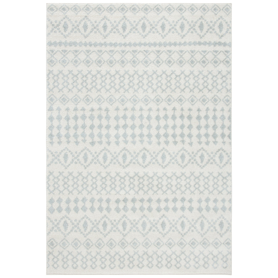 SAFAVIEH Tulum Collection TUL240E Ivory / Light Grey Rug Image 1