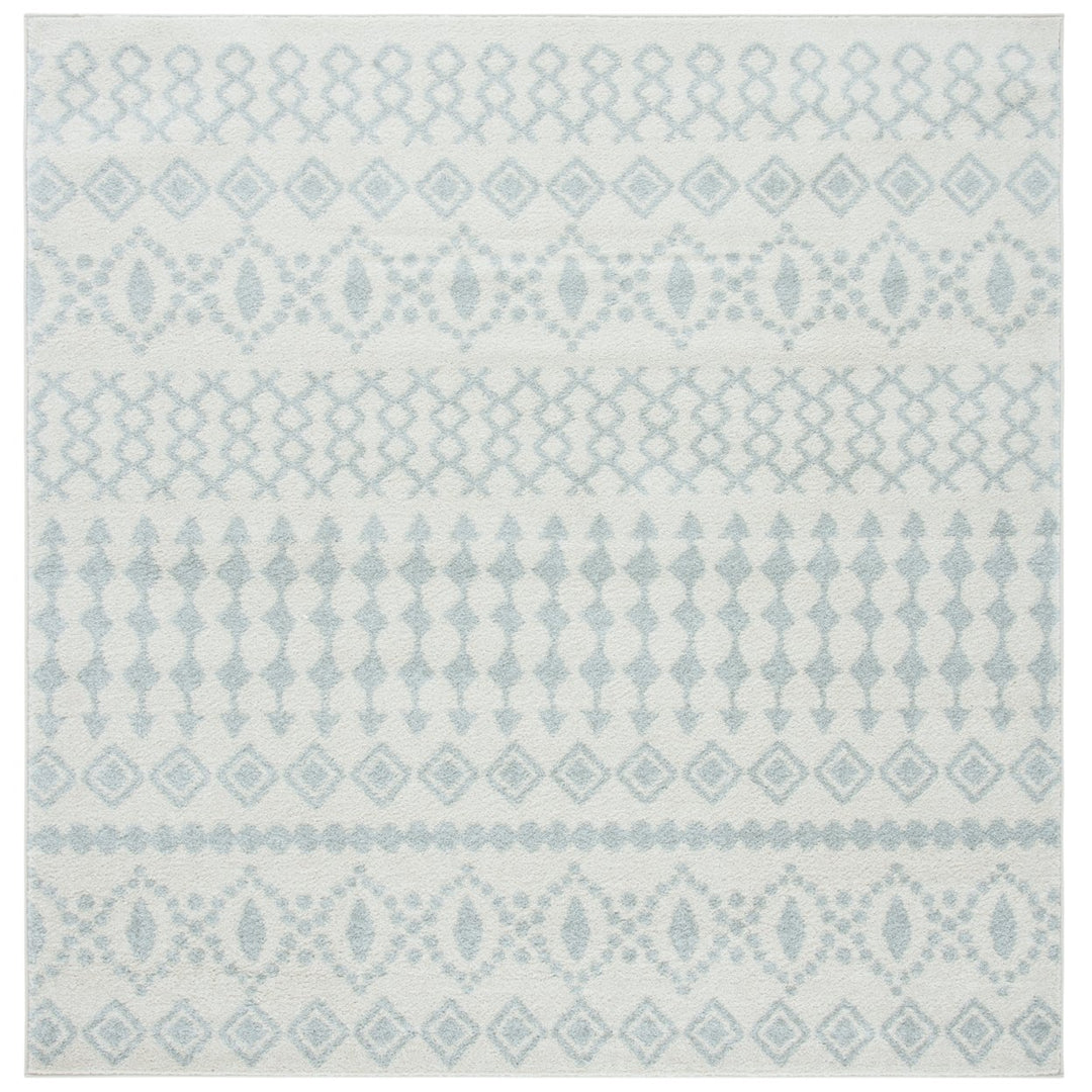 SAFAVIEH Tulum Collection TUL240E Ivory / Light Grey Rug Image 6