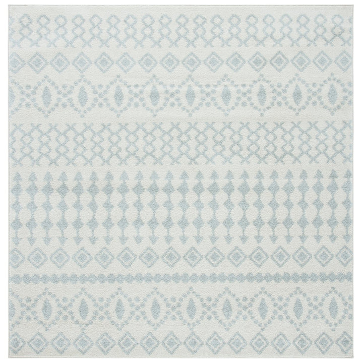 SAFAVIEH Tulum Collection TUL240E Ivory / Light Grey Rug Image 1