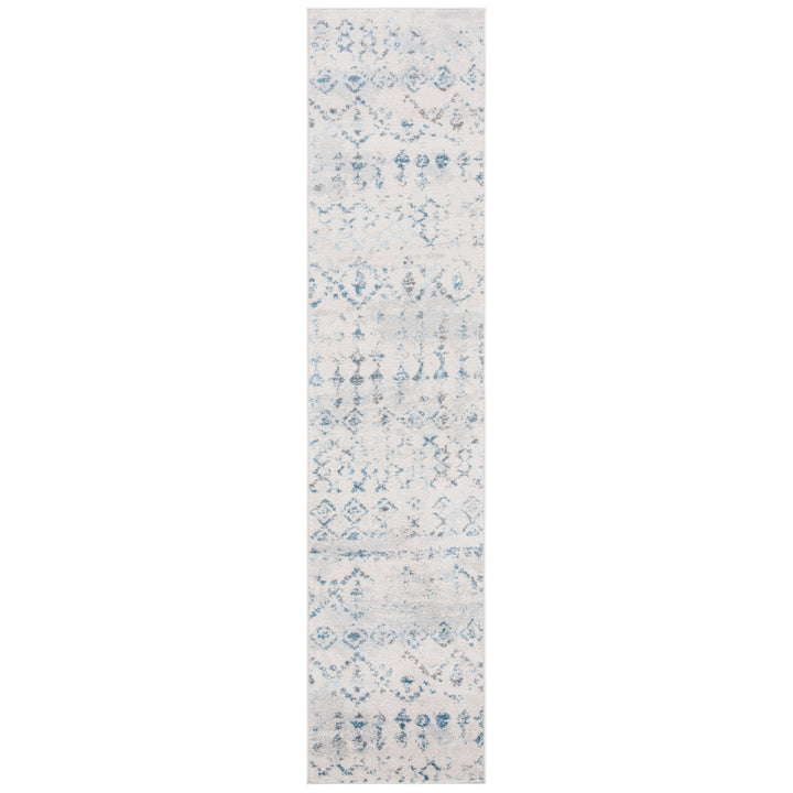 SAFAVIEH Tulum Collection TUL240C Ivory / Turquoise Rug Image 5