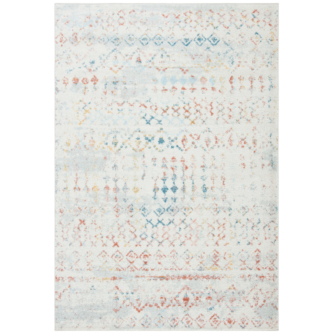 SAFAVIEH Tulum Collection TUL240D Ivory / Pink Rug Image 1