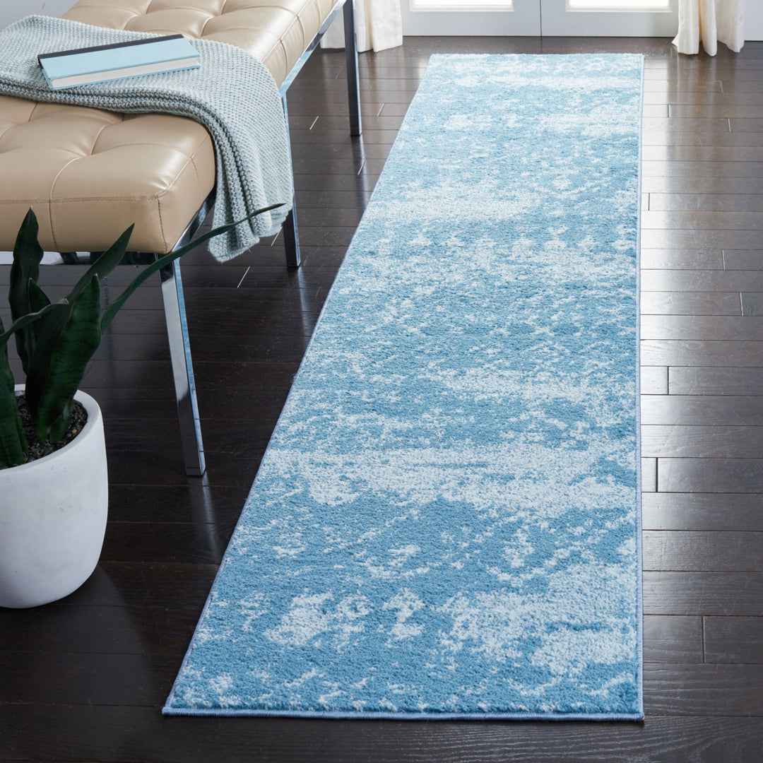 SAFAVIEH Tulum Collection TUL240M Turquoise / Blue Rug Image 3