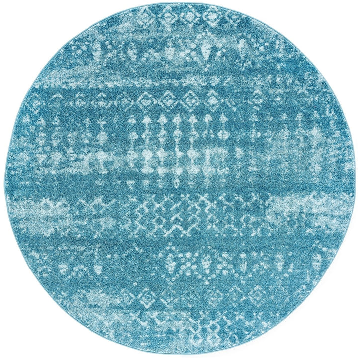 SAFAVIEH Tulum Collection TUL240M Turquoise / Blue Rug Image 1