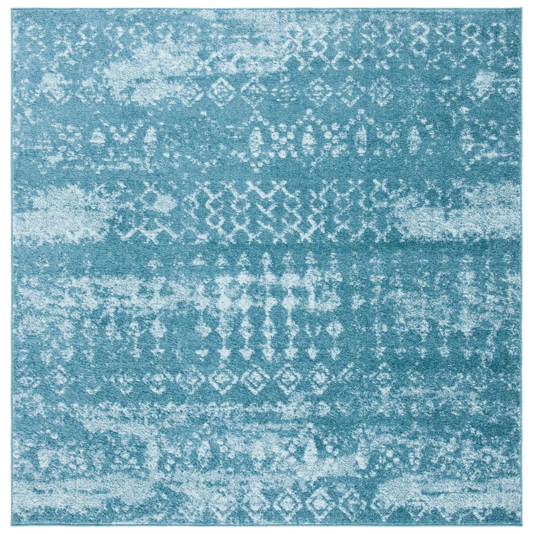 SAFAVIEH Tulum Collection TUL240M Turquoise / Blue Rug Image 6