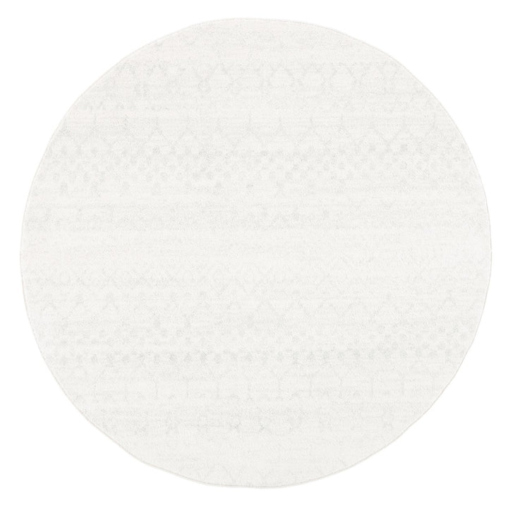 SAFAVIEH Tulum Collection TUL249B Ivory / Light Grey Rug Image 4