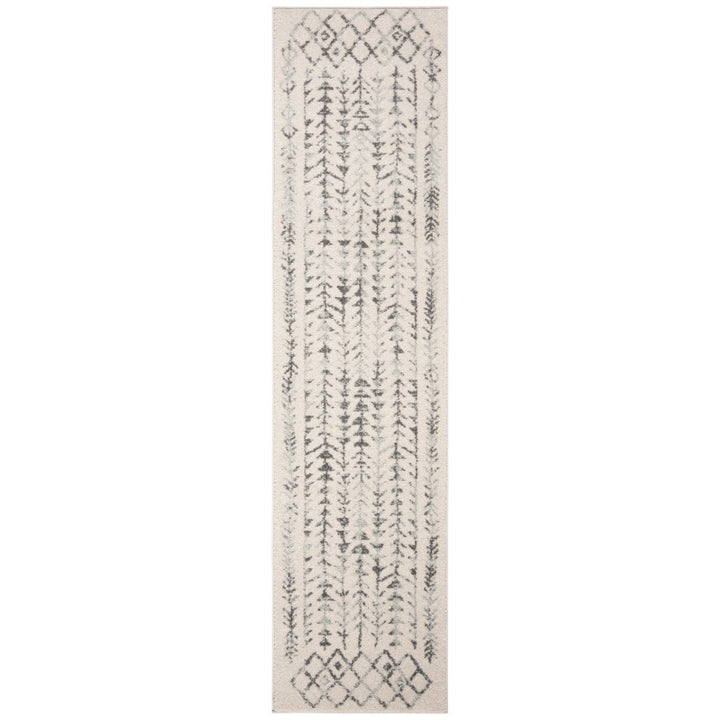 SAFAVIEH Tulum Collection TUL262A Ivory / Grey Rug Image 1