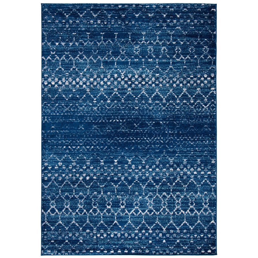 SAFAVIEH TUL249M Tulum Blue / Ivory Image 1