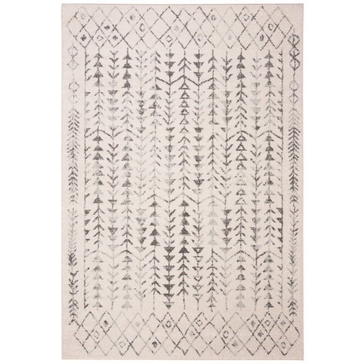 SAFAVIEH Tulum Collection TUL262A Ivory / Grey Rug Image 1