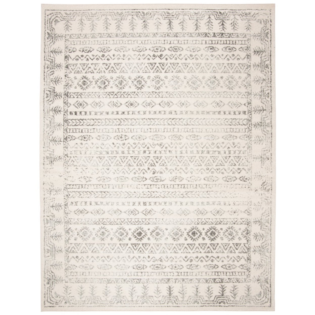 SAFAVIEH Tulum Collection TUL271A Ivory / Grey Rug Image 1