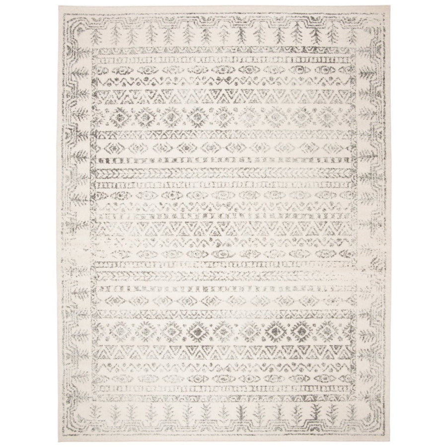 SAFAVIEH Tulum Collection TUL271A Ivory / Grey Rug Image 1