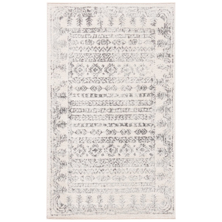 SAFAVIEH Tulum Collection TUL271A Ivory / Grey Rug Image 1