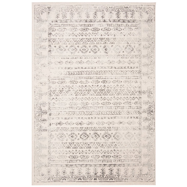 SAFAVIEH Tulum Collection TUL271A Ivory / Grey Rug Image 4