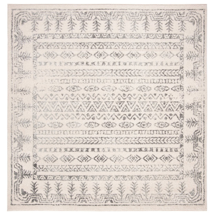 SAFAVIEH Tulum Collection TUL271A Ivory / Grey Rug Image 8