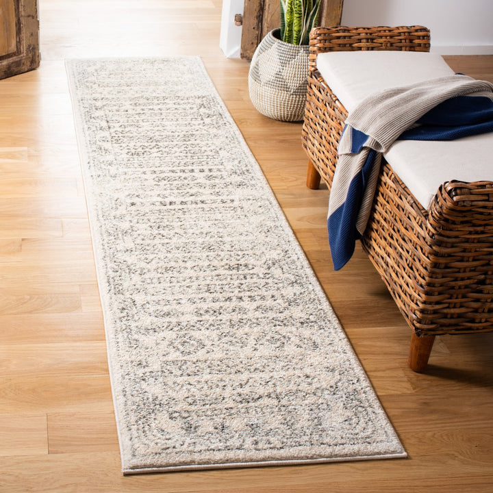 SAFAVIEH Tulum Collection TUL271A Ivory / Grey Rug Image 10