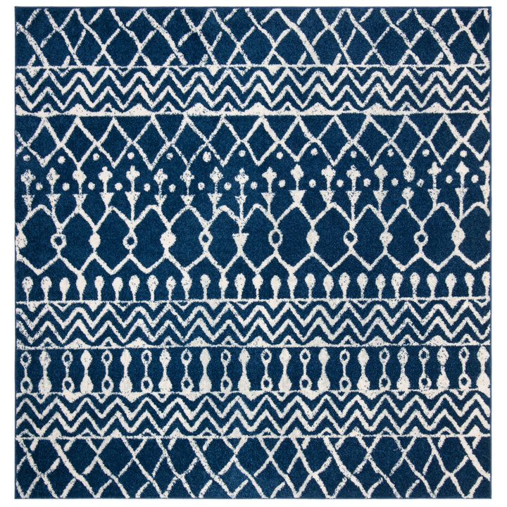 SAFAVIEH Tulum Collection TUL270N Navy / Ivory Rug Image 7