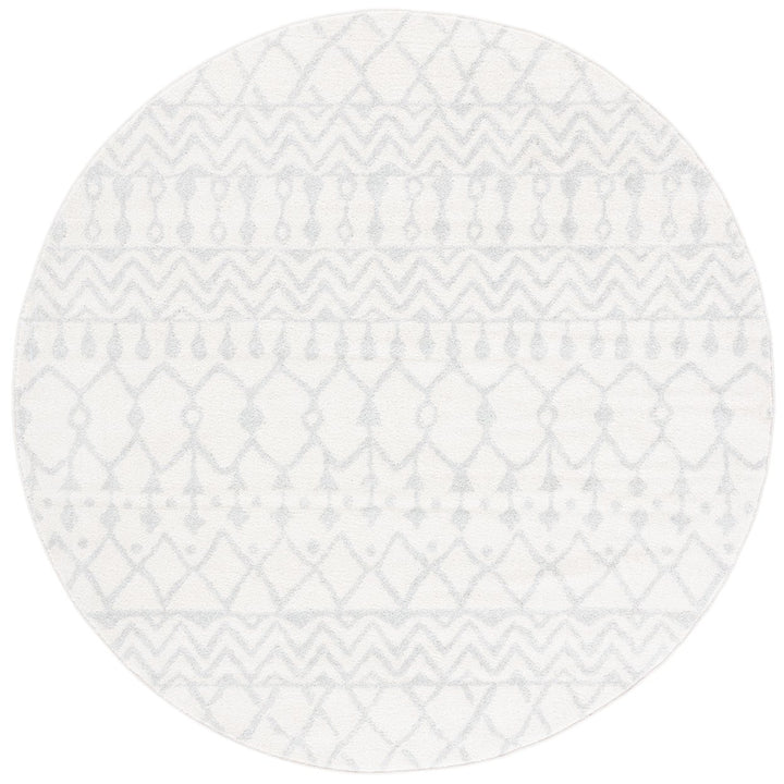 SAFAVIEH Tulum Collection TUL270D Ivory / Light Grey Rug Image 1