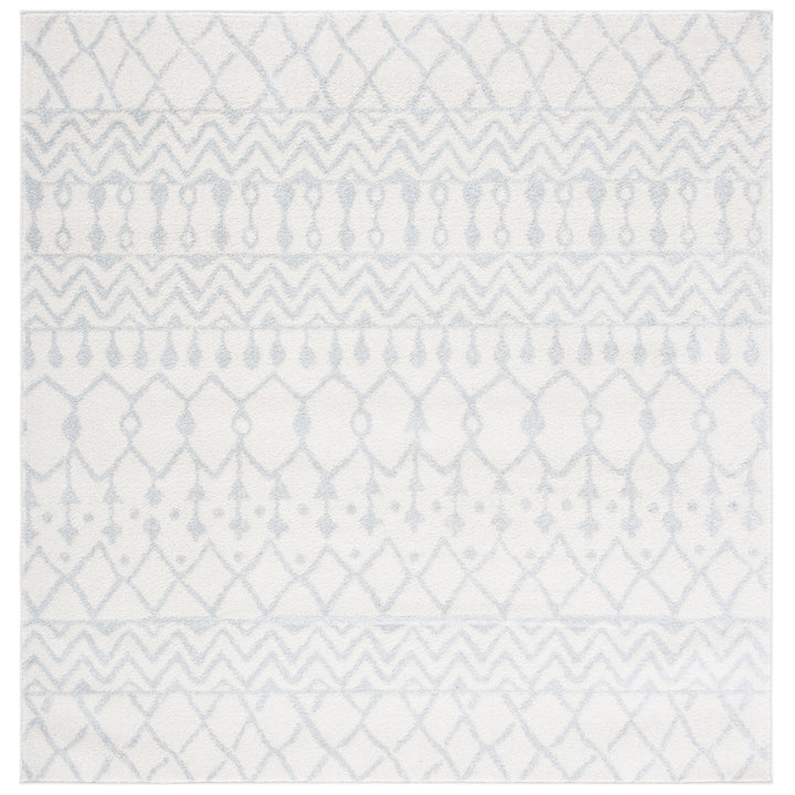 SAFAVIEH Tulum Collection TUL270D Ivory / Light Grey Rug Image 6