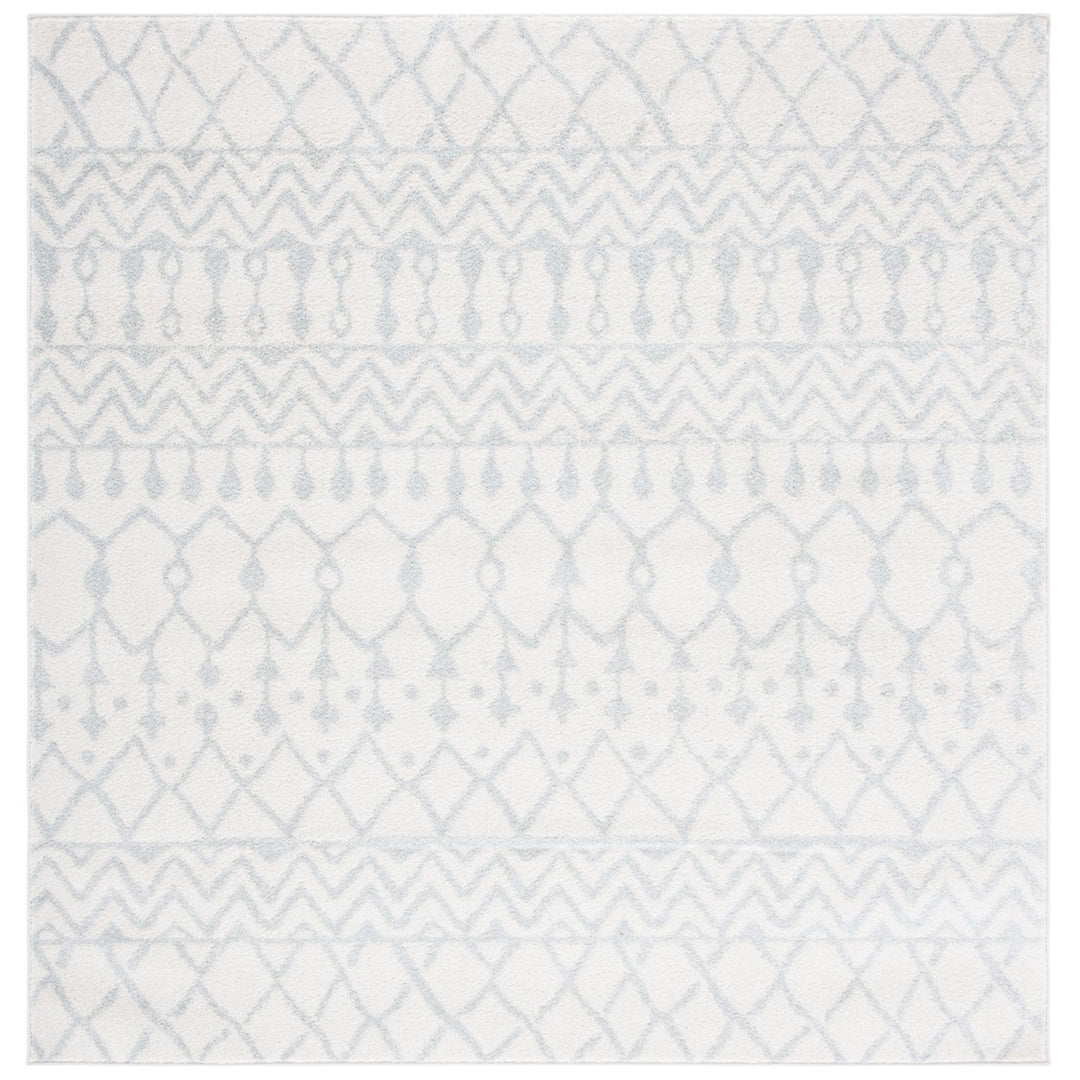 SAFAVIEH Tulum Collection TUL270D Ivory / Light Grey Rug Image 1