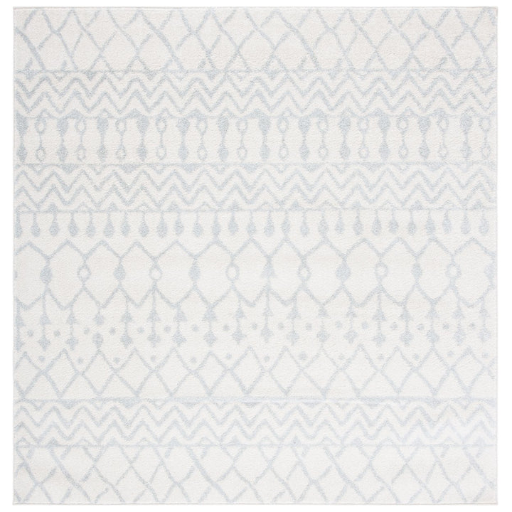 SAFAVIEH Tulum Collection TUL270D Ivory / Light Grey Rug Image 1