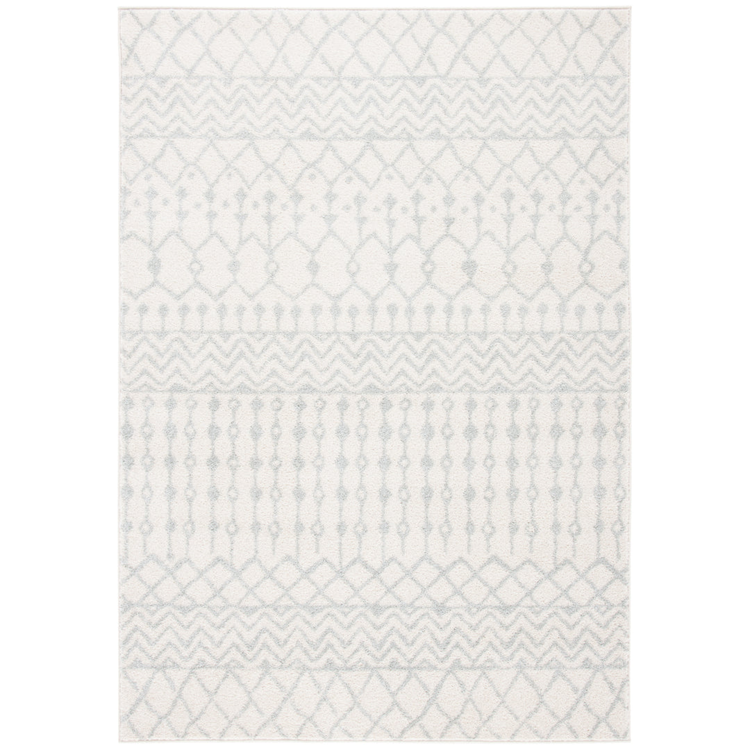 SAFAVIEH Tulum Collection TUL270D Ivory / Light Grey Rug Image 10