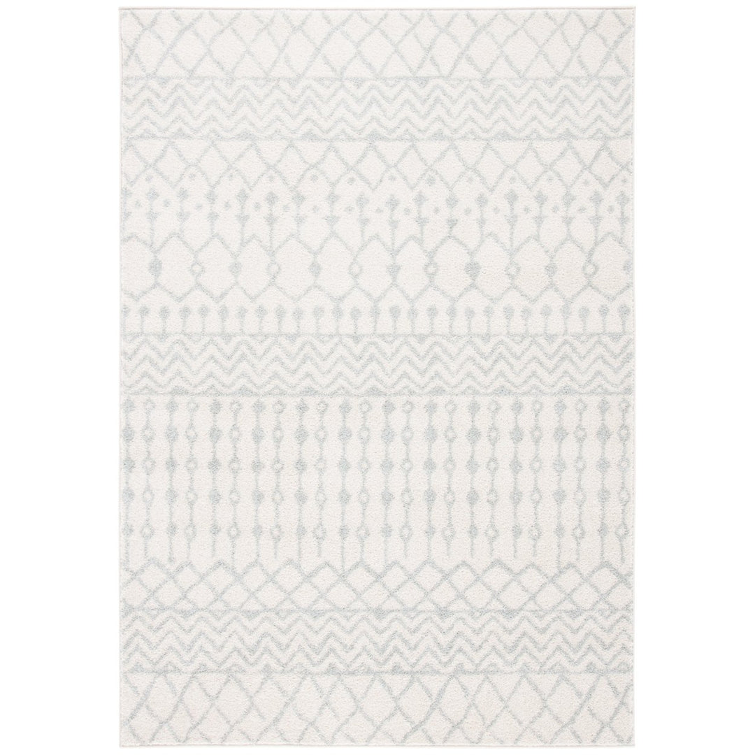 SAFAVIEH Tulum Collection TUL270D Ivory / Light Grey Rug Image 1