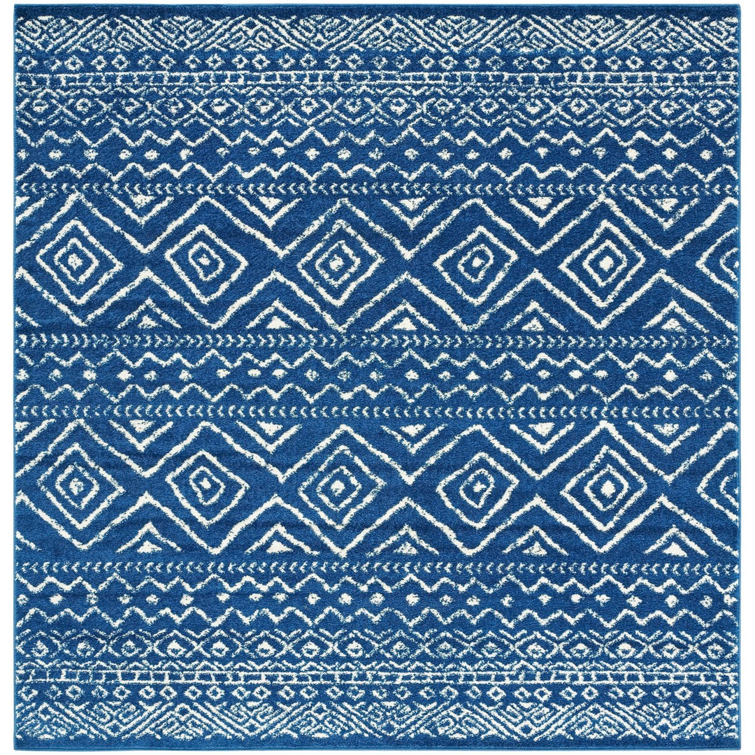 SAFAVIEH Tulum Collection TUL267N Navy / Ivory Rug Image 6