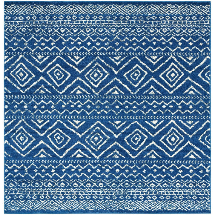 SAFAVIEH Tulum Collection TUL267N Navy / Ivory Rug Image 1