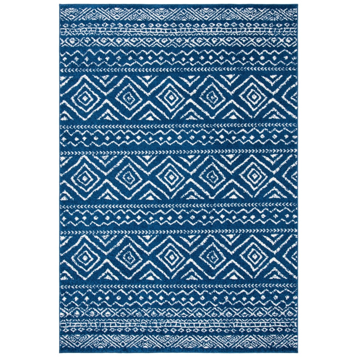 SAFAVIEH Tulum Collection TUL267N Navy / Ivory Rug Image 10