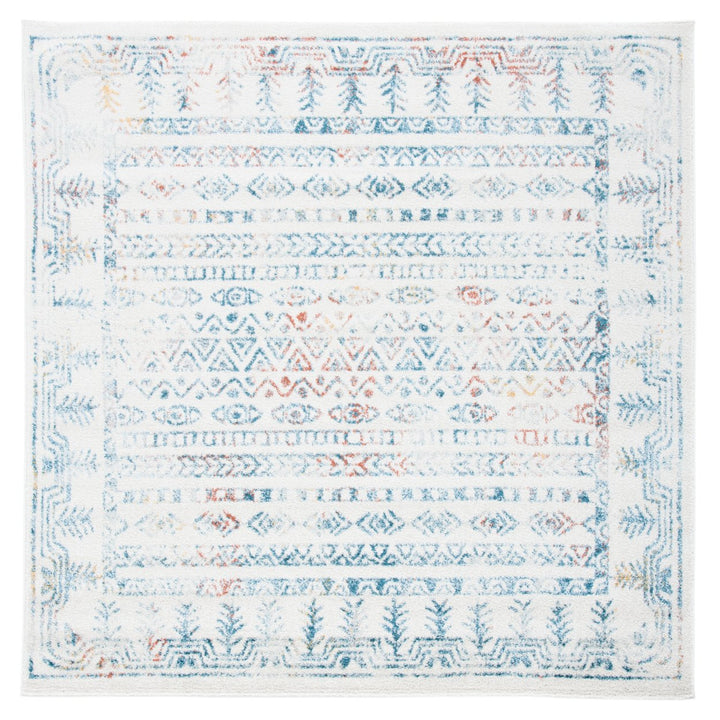 SAFAVIEH Tulum Collection TUL271C Ivory / Rust Rug Image 1