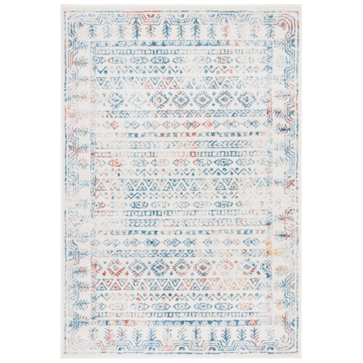 SAFAVIEH Tulum Collection TUL271C Ivory / Rust Rug Image 10