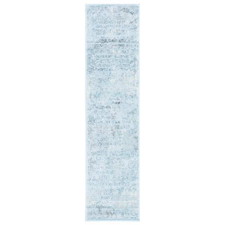 SAFAVIEH Tulum TUL271J Aqua Blue / Dark Grey Rug Image 1