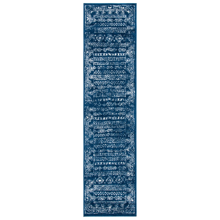 SAFAVIEH Tulum Collection TUL271N Navy / Grey Rug Image 1