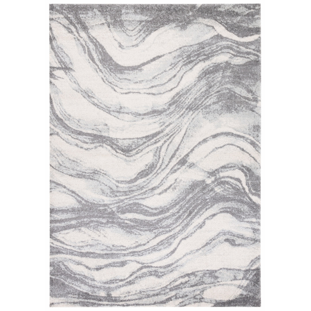 SAFAVIEH Tulum Collection TUL275B Ivory / Grey Rug Image 1