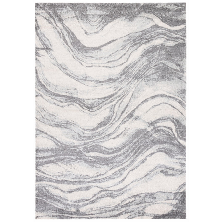 SAFAVIEH Tulum Collection TUL275B Ivory / Grey Rug Image 1