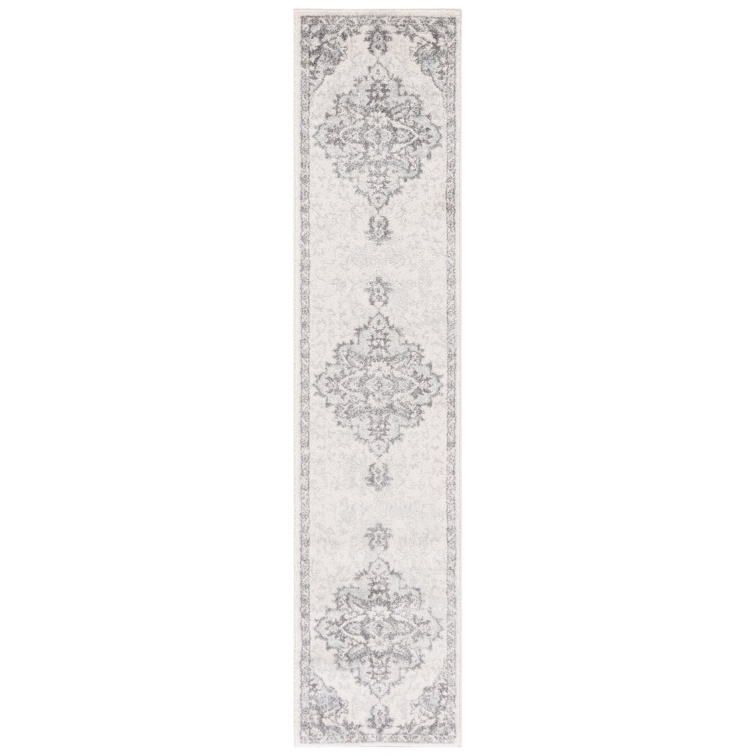 SAFAVIEH Tulum Collection TUL278C Ivory / Grey Rug Image 1