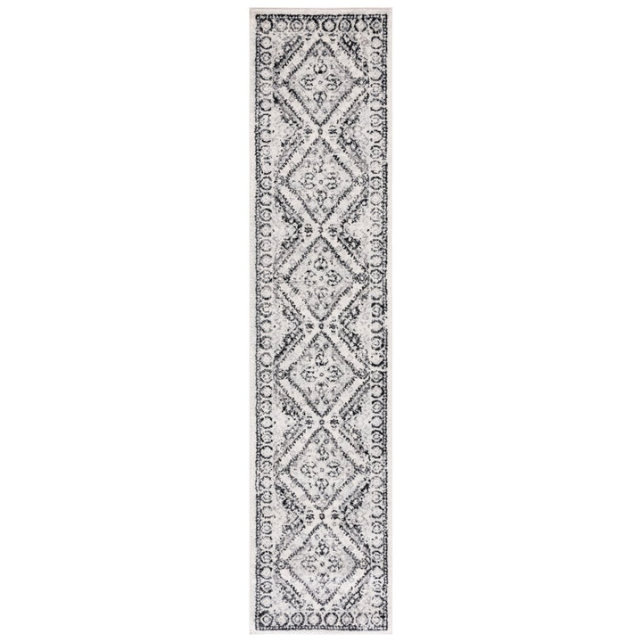 SAFAVIEH Tulum Collection TUL280A Ivory / Black Rug Image 1