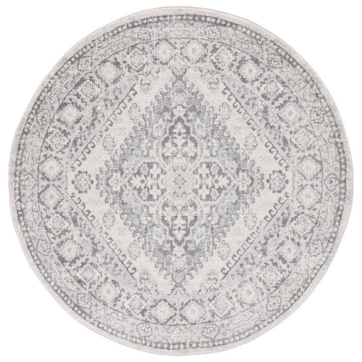 SAFAVIEH Tulum Collection TUL280C Ivory / Grey Rug Image 1