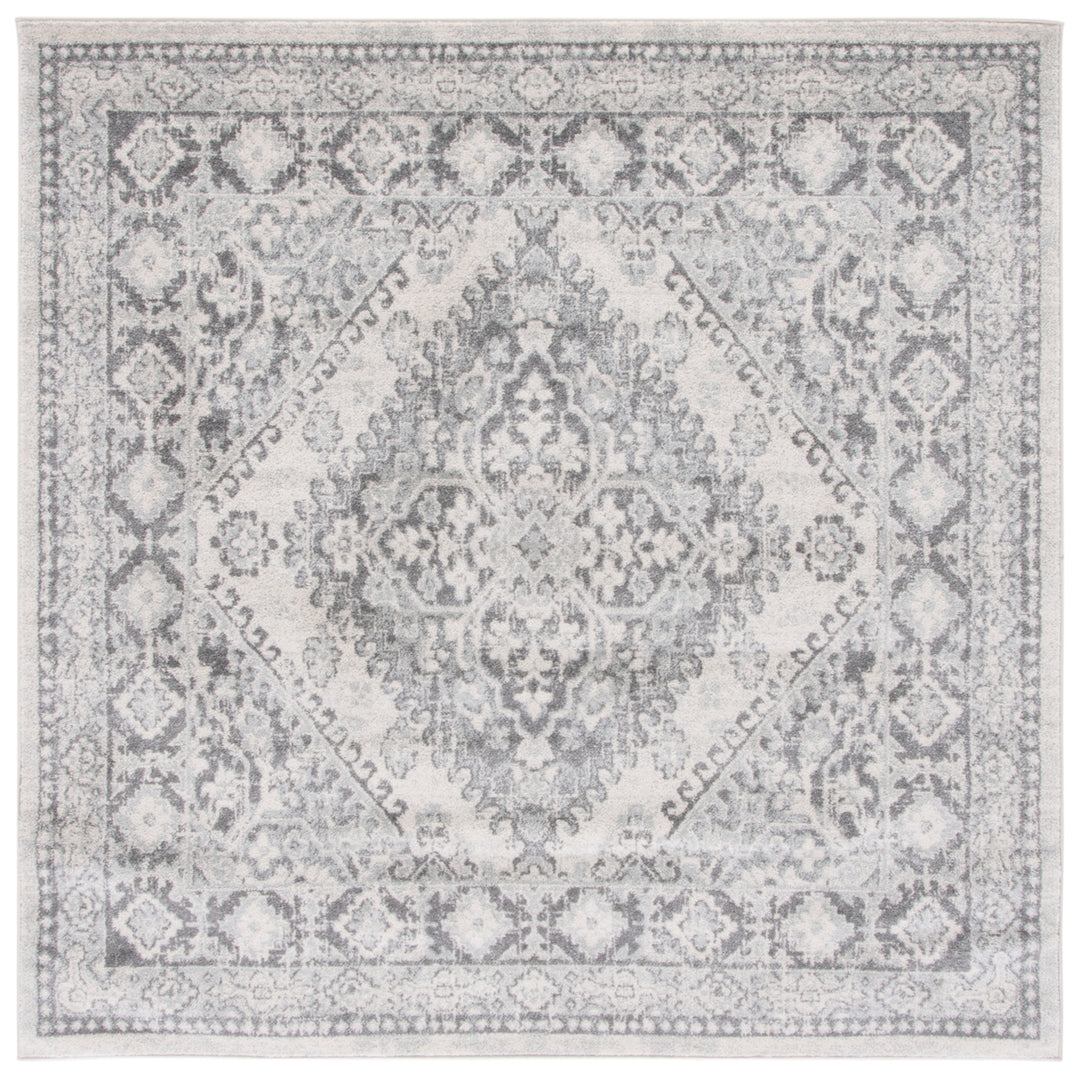 SAFAVIEH Tulum Collection TUL280C Ivory / Grey Rug Image 6